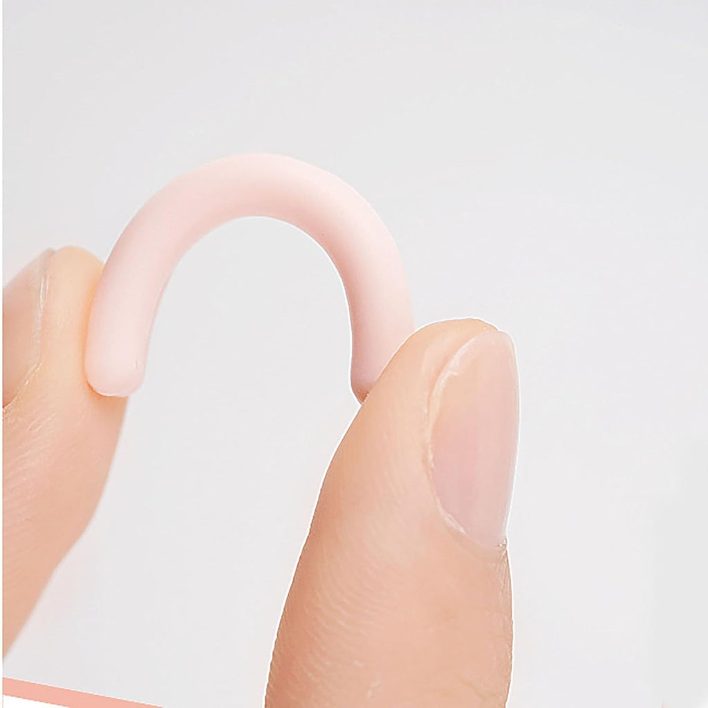 Pink Eyelash Curler with 2 Silicone Refill Pads, Lash Curler for Perfect Lashes, Eyelash Curler for Women and Girls