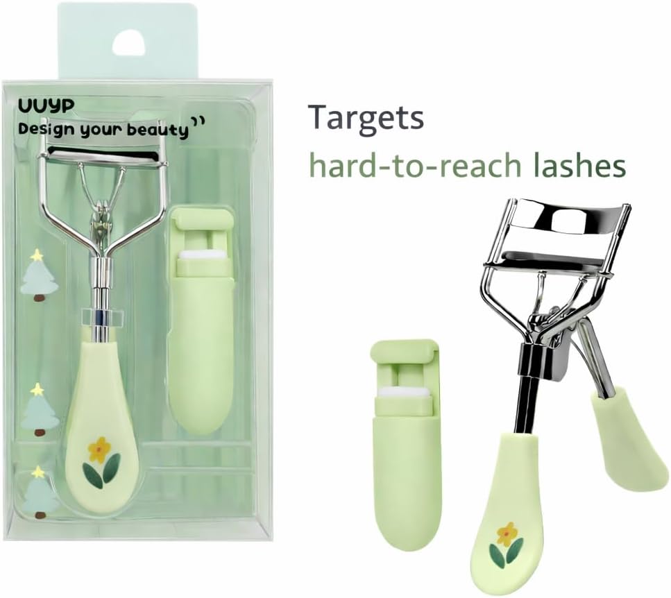 Eyelash Curler for Women, Manual Lash Curler with Wide Angle Fit, Gentle No Pinching, Long Lasting Natural Curl, Portable Makeup Tool