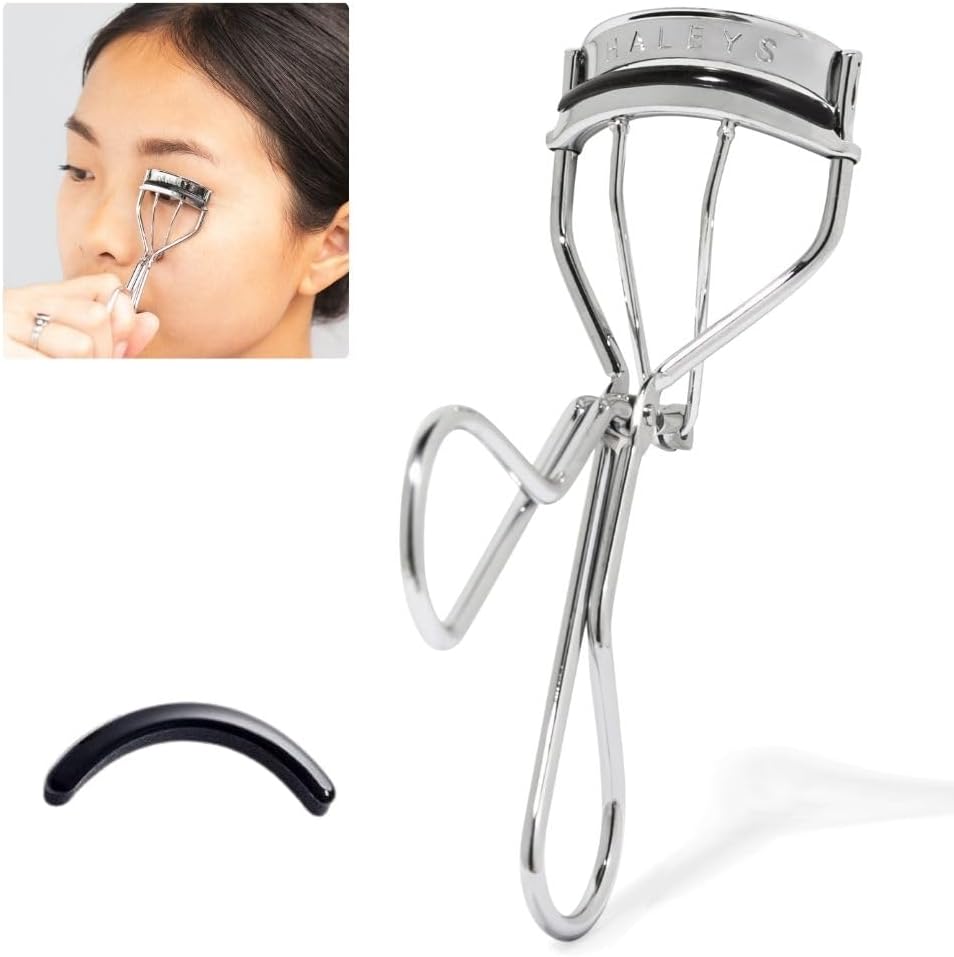 Haleys Re-Lift Instant Eyelash Curler, Long-Lasting Curl, Silicone Pads