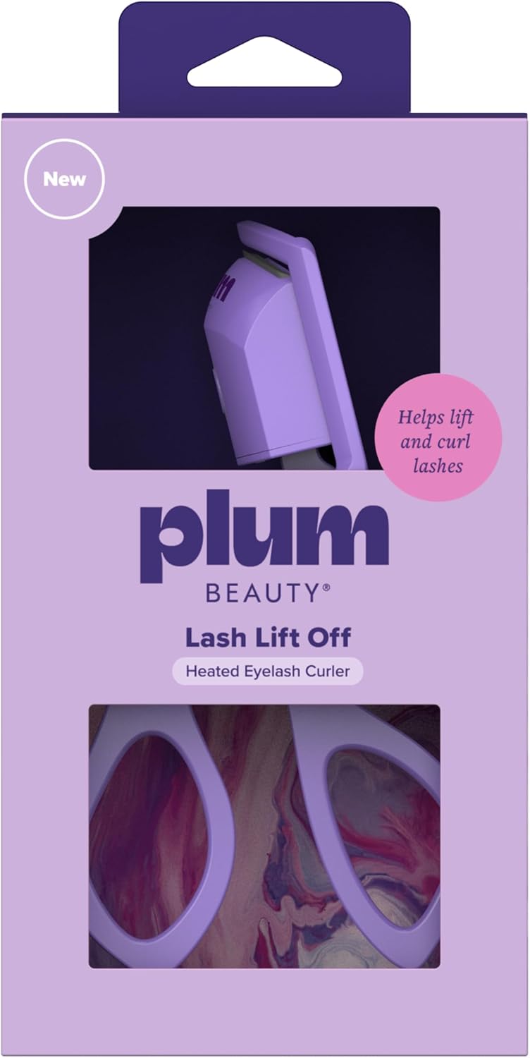 Plum Beauty Lash Lift Off Heated Eyelash Curler USB-C Rechargeable Electric