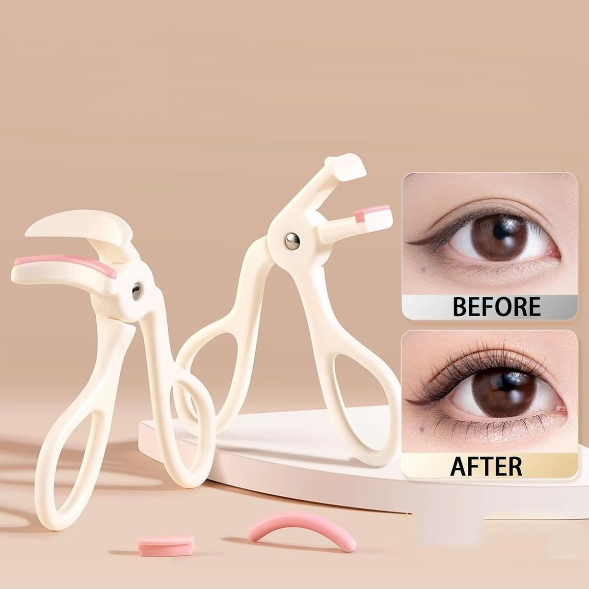 2PCS Eyelash Curlers,Quick Natural Curling for Long Lasting,Without Pinching Or Pulling Lash Curler Makeup Tool for Women and Girls,Curl Eyelashes & Lash Lift in Seconds，Lash Curler Makeup Tool.