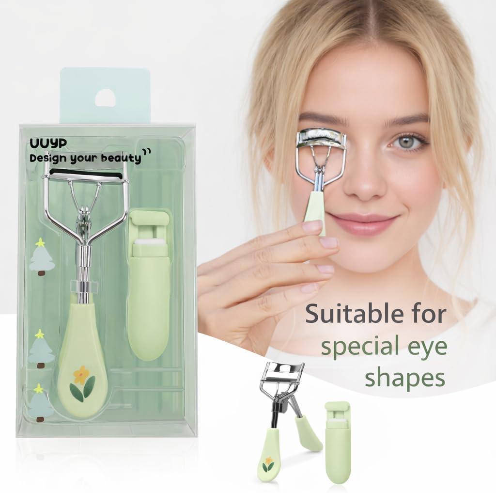 Eyelash Curler for Women, Manual Lash Curler with Wide Angle Fit, Gentle No Pinching, Long Lasting Natural Curl, Portable Makeup Tool