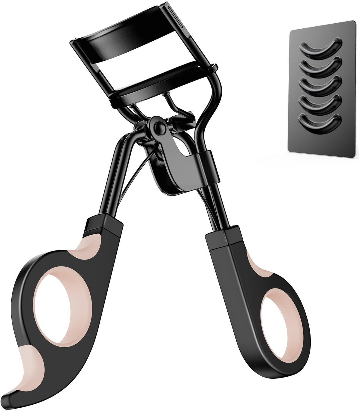 Kaasage Eyelash Curler with Pads, Achieve Perfect Curls in 5 Seconds