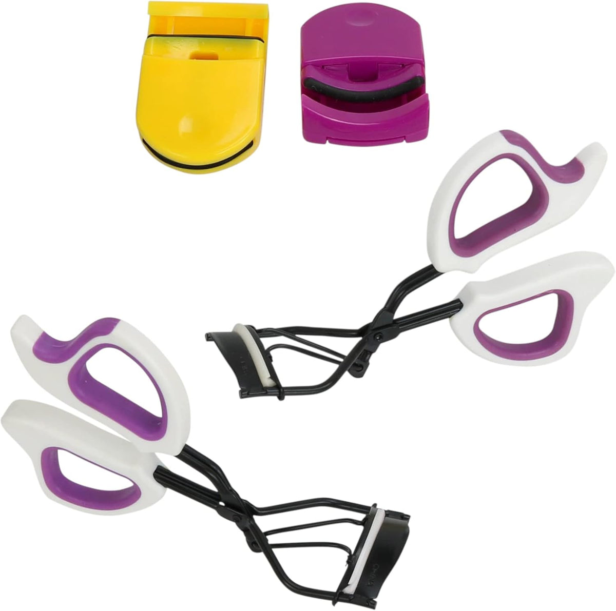 Iconikal 4-Pack Eyelash Curler Set with Travel Size Curlers