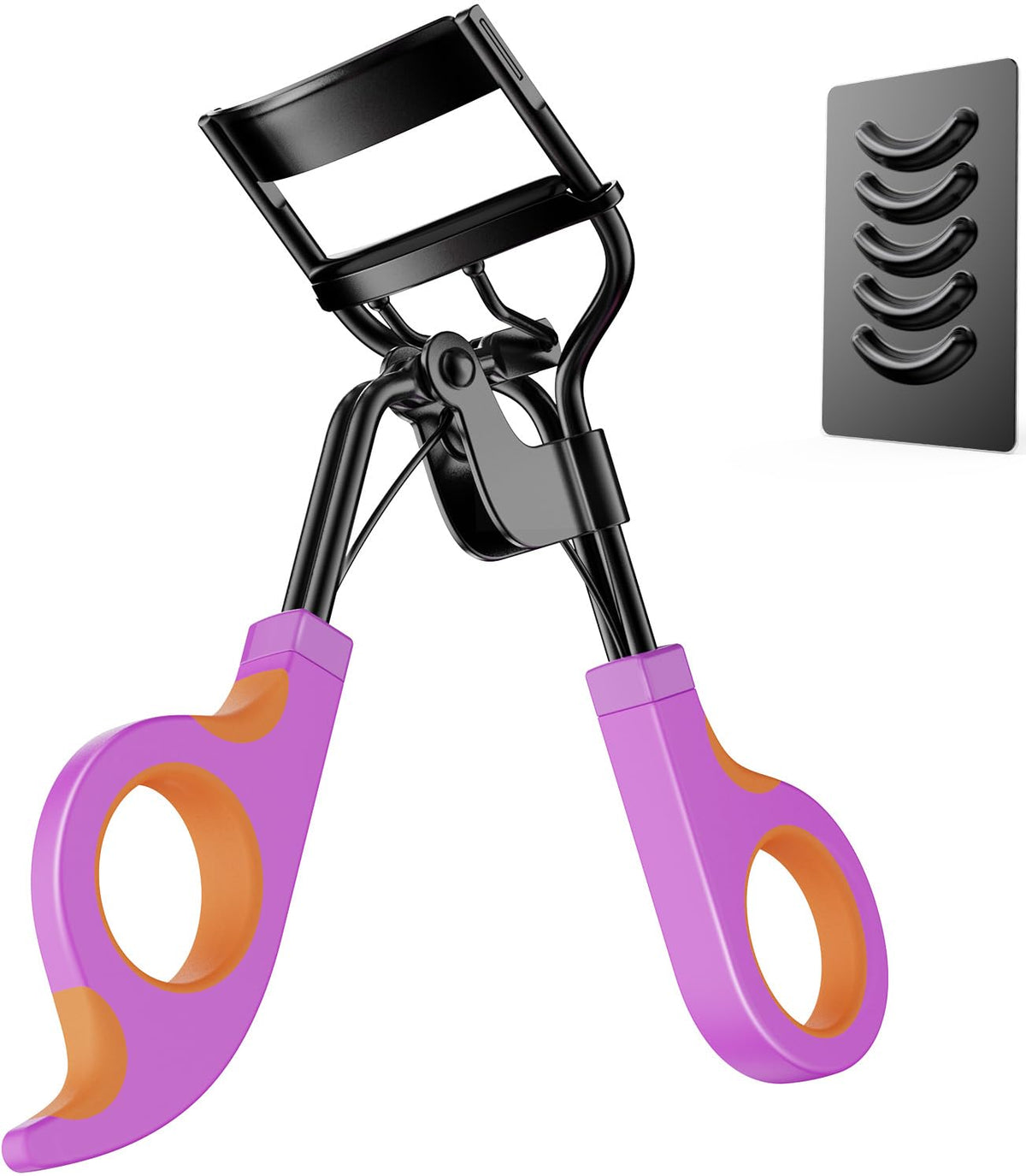 Kaasage Eyelash Curler with Pads, Achieve Perfect Curls in 5 Seconds