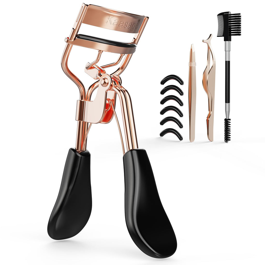 Kaasage Eyelash Curler, Professional Stainless Steel Makeup Eyelash Tool