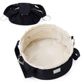 Narwey Lay Flat Drawstring Makeup Bag, Travel Toiletry Cosmetic Bag Women