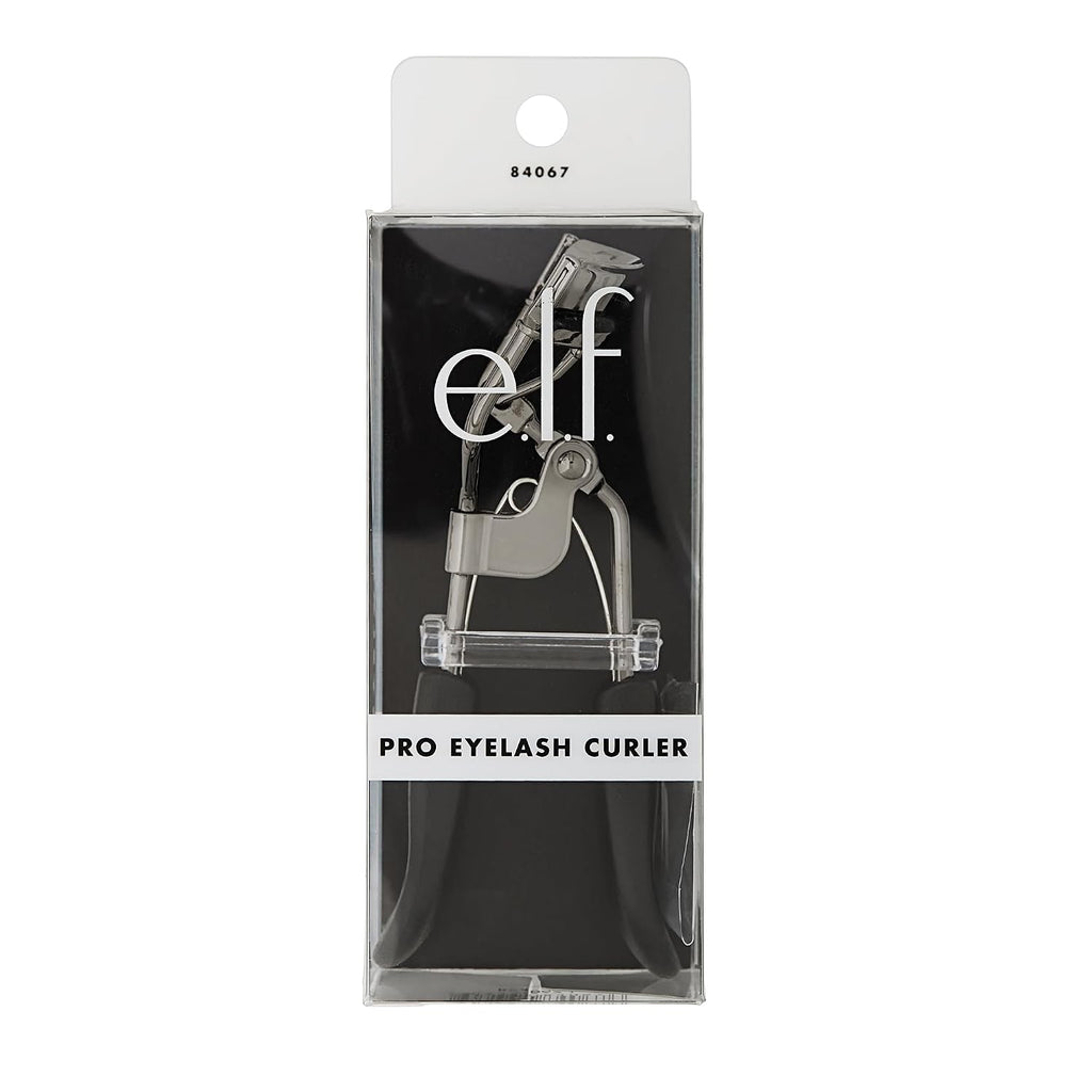 e.l.f. Pro Eyelash Curler, Stainless Steel Lash Curler, Long-Lasting Natural Curl, Ergonomic Design, Includes Replacement Pad, Fits All Eye Shapes