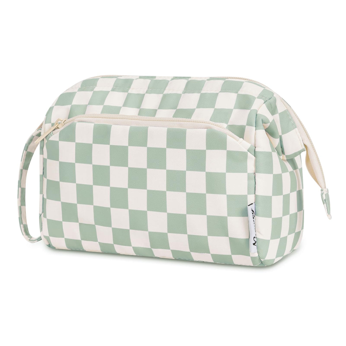 Narwey Travel Makeup Bag Toiletry Bag, Wide Open Cosmetic Bag for Women