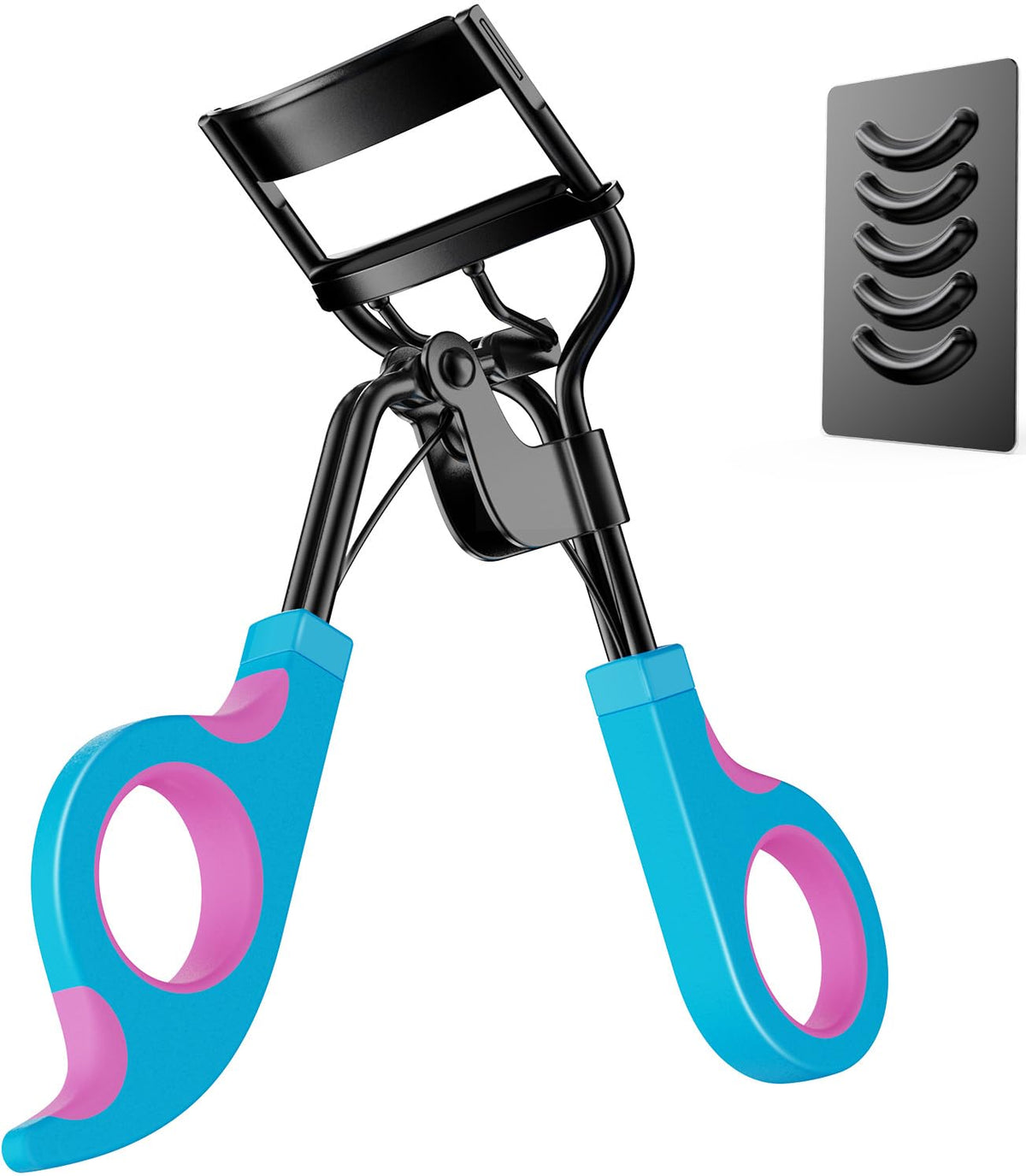 Kaasage Eyelash Curler with Pads, Achieve Perfect Curls in 5 Seconds