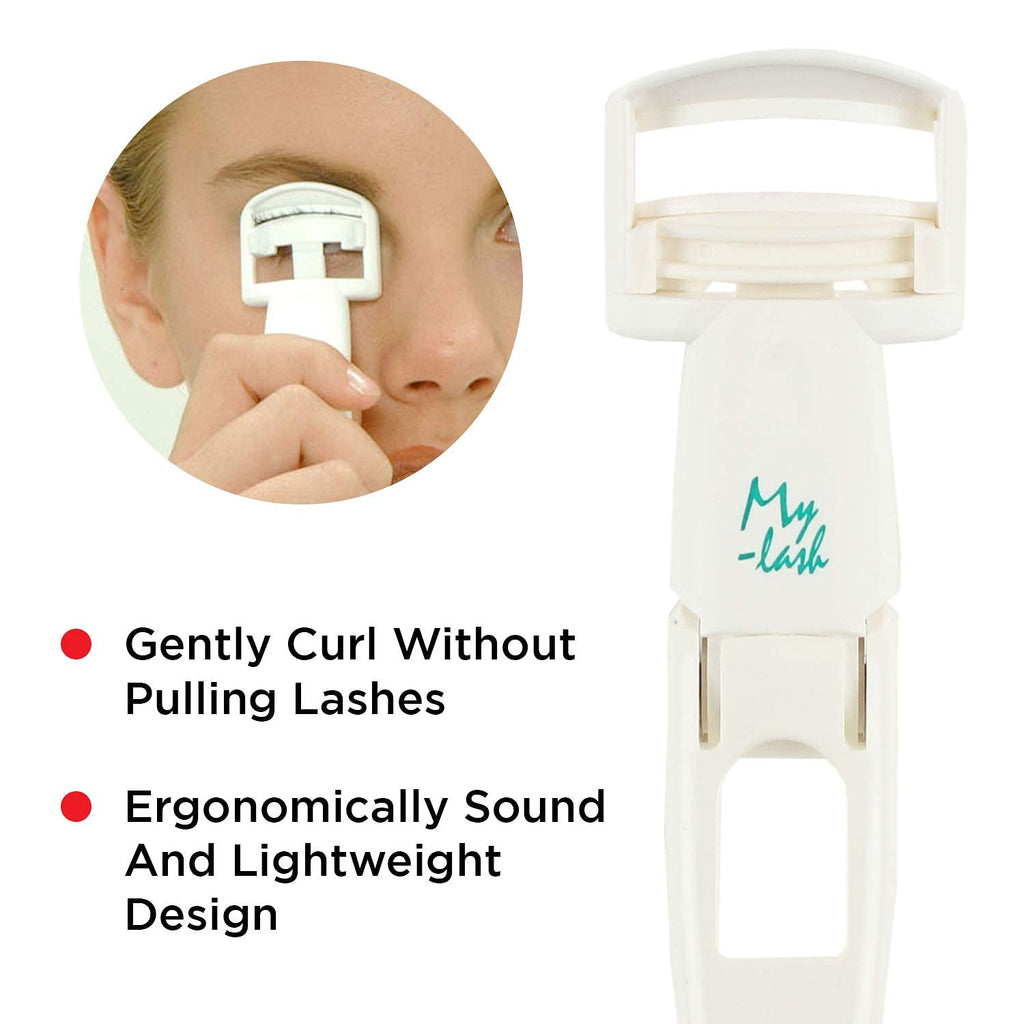 Seki EDGE Folding Eyelash Curler, Pink, 1 Count
