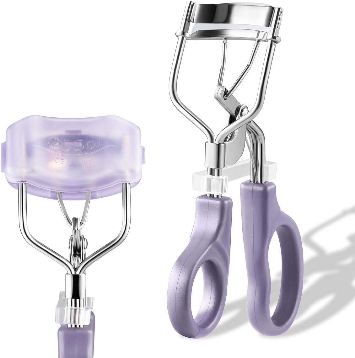 Eyelash Curler w/3 Refill Pads (Soft/Medium/Firm), Professional Lash Curler