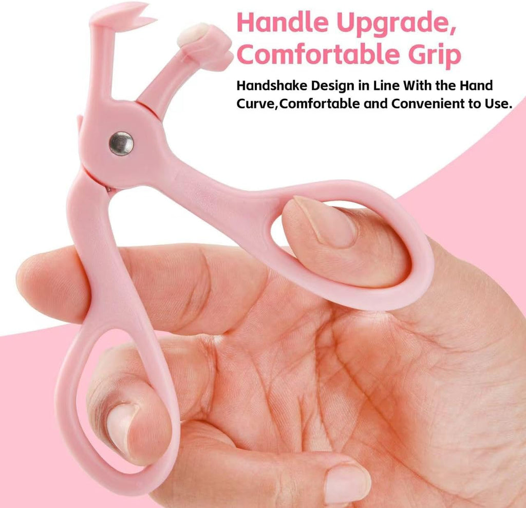 Eyelash Curlers，Eyelash Curler with 2 Silicone Refill Pads ，Eyelash Curler for No Pinching or Pulling，Curl Eyelashes & Lash Lift in Seconds，Lash Curler Makeup Tool for Women (Pink)