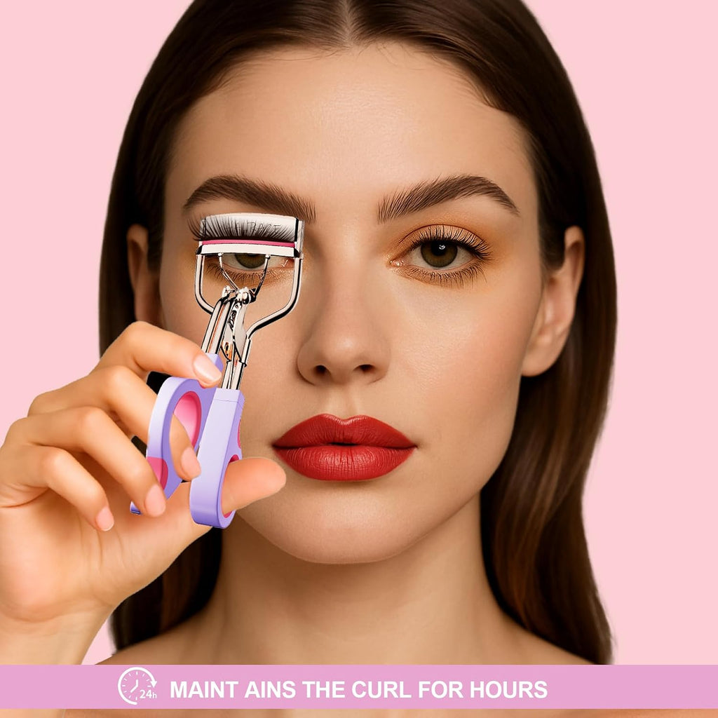 Eyelash Curler with 6PCS Spare Pads, Superior Curling Lash Curler