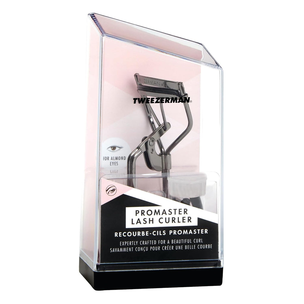 Tweezerman Pro Master Lash Curler for Almond-Shaped Eyes Black