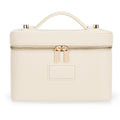 HiTotes Makeup Bag Vanity Case for Women Leather Cosmetic Bag Travel Toiletry Bags Portable Makeup Organizer Case