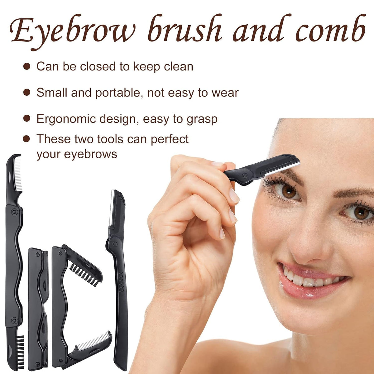 17 Pcs Eyelash Curlers Kit Lash Curler Eyelash Comb Seperator Extension Tweezers Eyebrow Brush Scissors False Eyelashes Applicator Eyebrow Trimmer Silicone Refills Pads for Women(Purple)