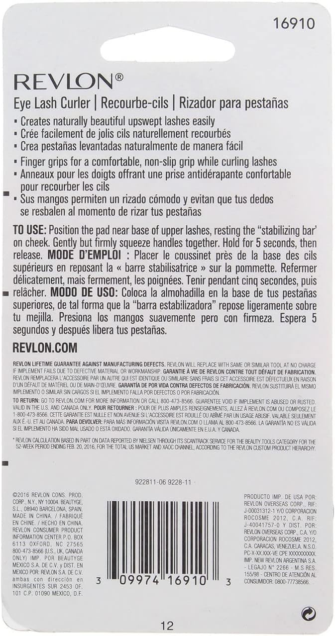 Revlon Extra Curl Eyelash Curler 1 ea (Pack of 2)