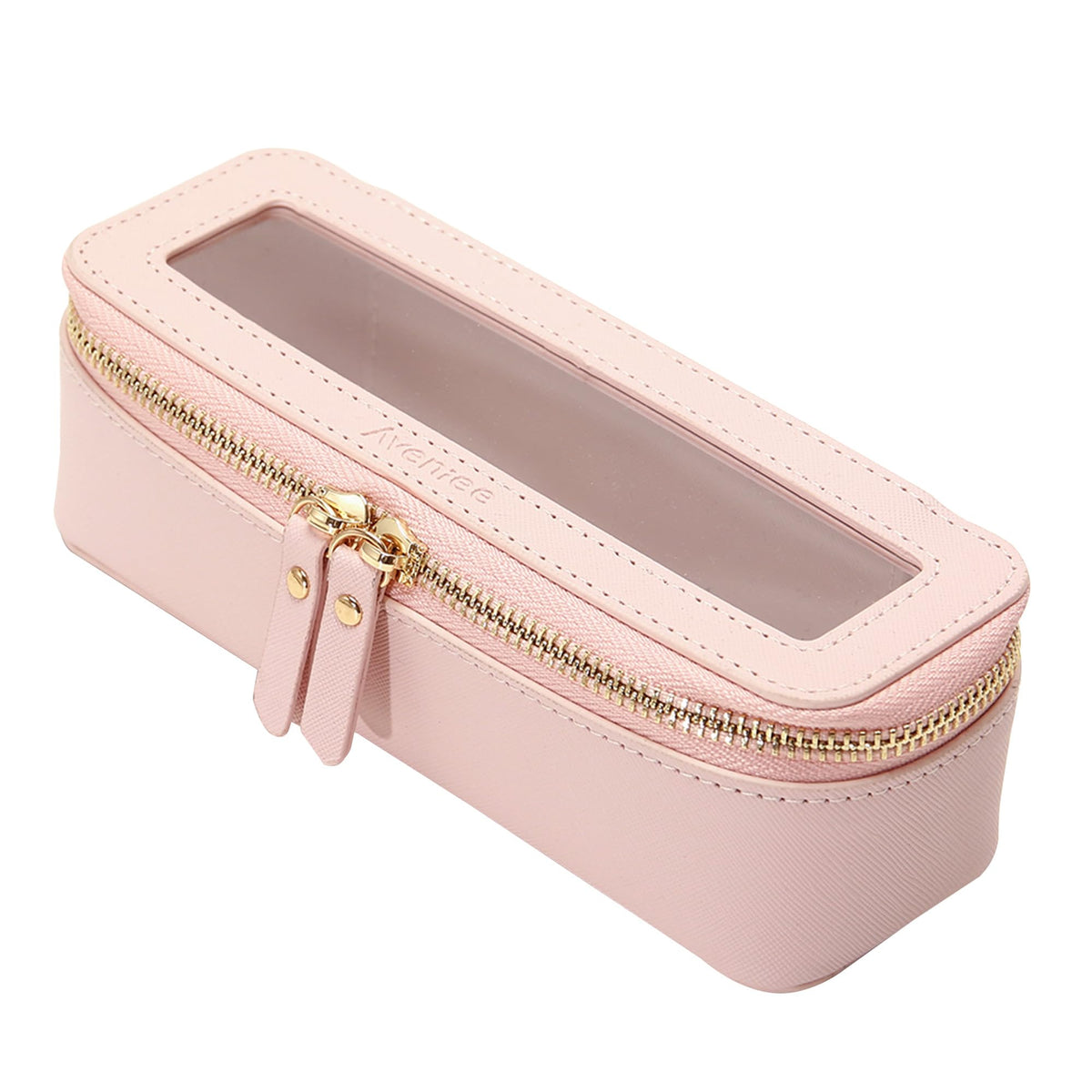Aveniee Clear Makeup Bag Organizer, Travel Toiletry Bag Cosmetic Case for Women, Make Up Skincare Pouch Car Organizer Bag with Zippers for Essentials,White,Medium Classic