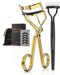 Eyelash Curler with Comb, Professional Volumizing Lash Lift Curler Kit