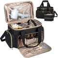 GDNasist Large Makeup Bag, Portable Travel Makeup Bag Organizer