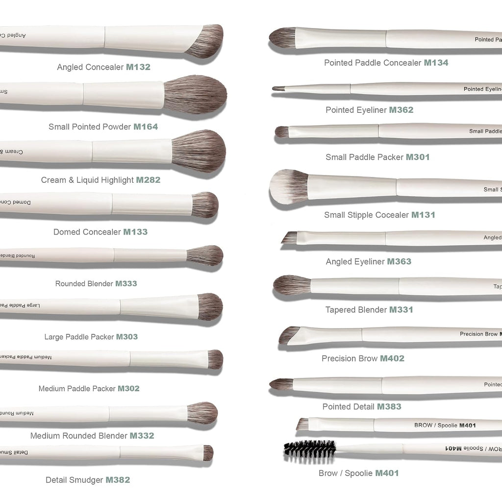 30 Pcs Pro Grade Makeup Brushes Set with Dense Ultra Soft Bristle