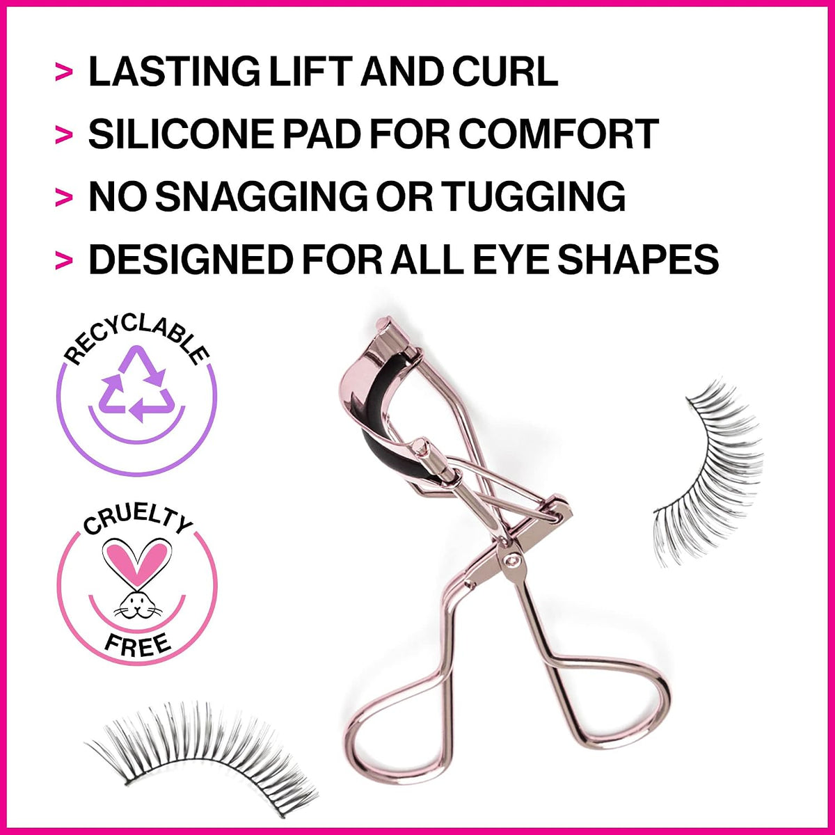 wet n wild High On Lash Eyelash Curler with Comfort Grip (Pack of 2)