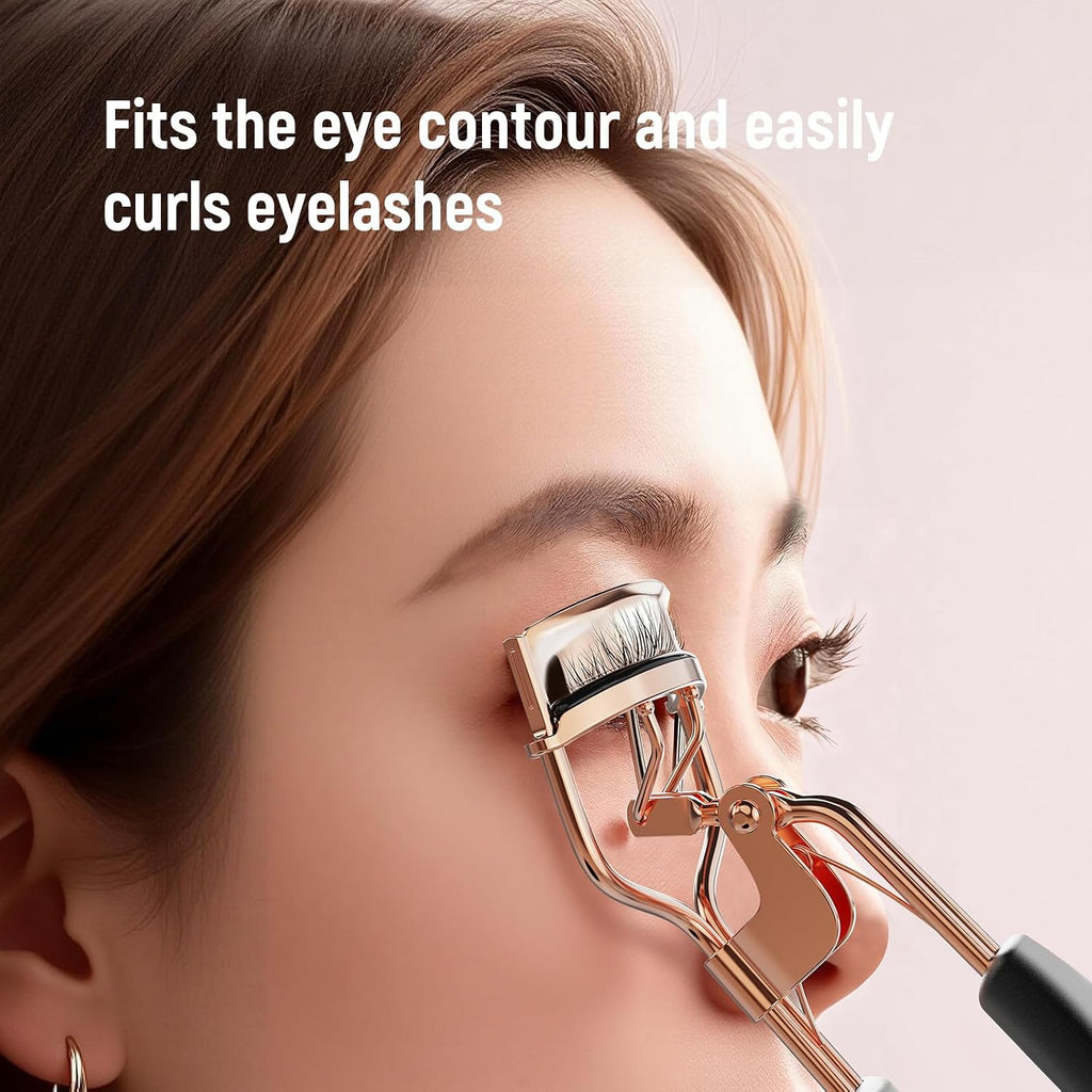 Kaasage Eyelash Curler, Professional Stainless Steel Makeup Eyelash Tool