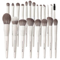 Makeup Brushes 20Pcs Pro Face & Eye Makeup Brush Set Labeled,White