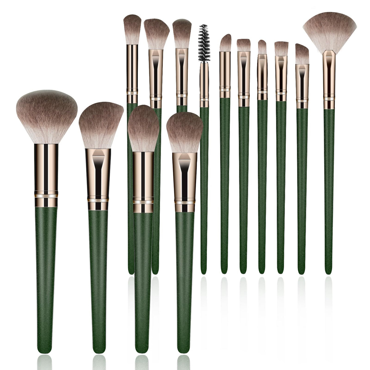 Makeup Brushes, 14 Pcs Travel makeup Brush Set, Black
