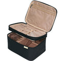 NISHEL Large Makeup Bag Organizer, Double Layer Cosmetic Travel Case