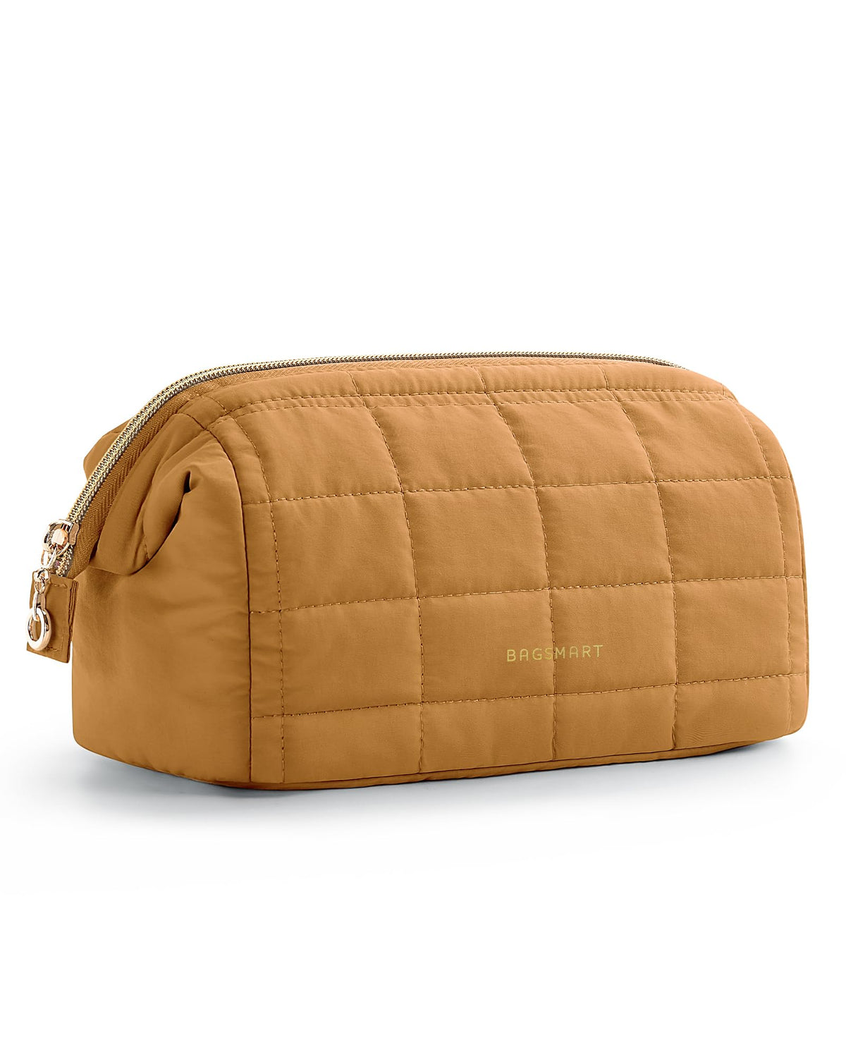 BAGSMART Makeup Bag Travel Toiletry Bag, Wide-open Zipper Pouch, Black
