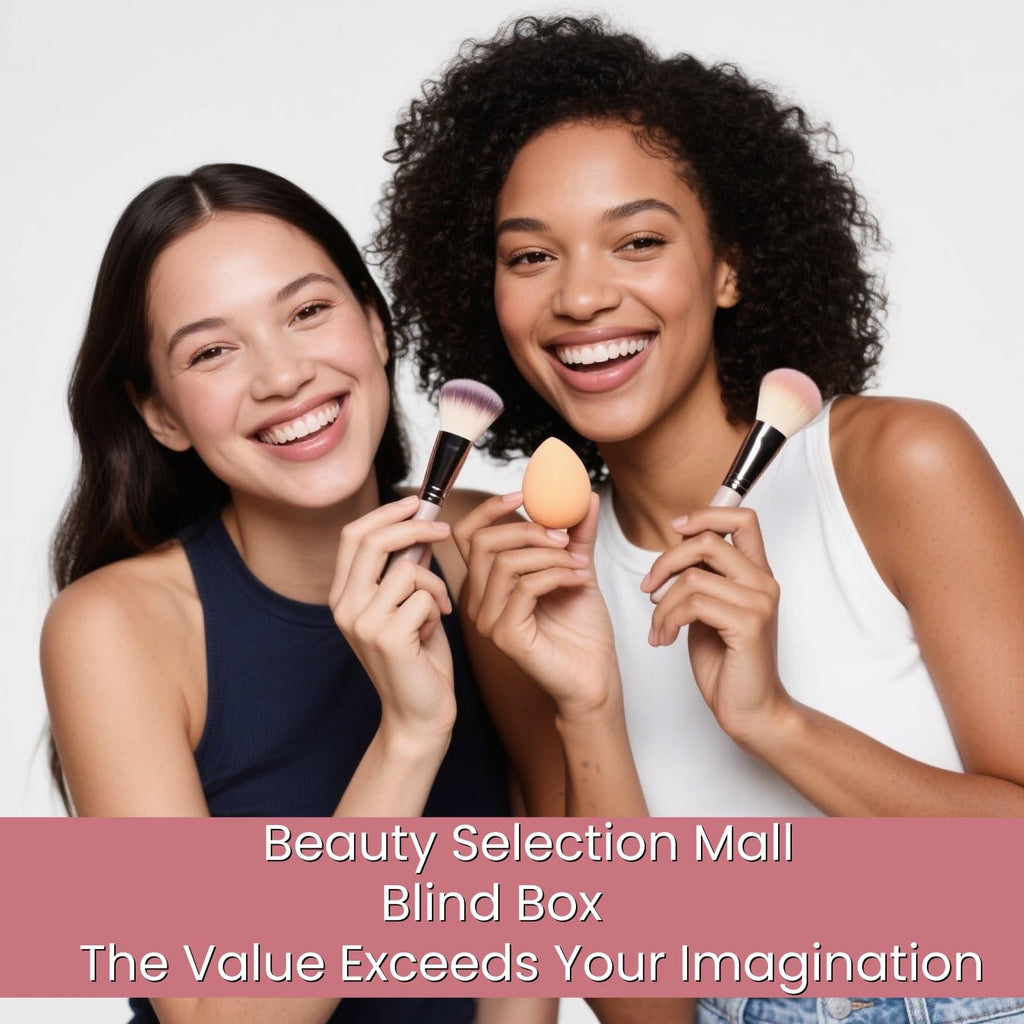 BS-MALL Makeup Brushes & Beauty Tools Assortment Box – Curated Collection of Makeup Brushes, Makeup Bag, Makeup Sponge, Hair Ties & More Professional Beauty Tools for Daily Use & Travel (M)