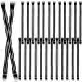 24 Pcs Eyeshadow Smudge Brush, 2 in 1 Double Ended Brush, Rose Gold