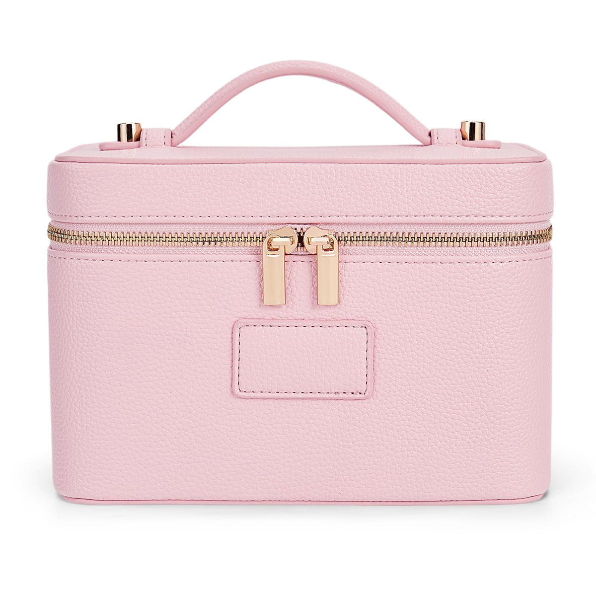 HiTotes Makeup Bag Vanity Case for Women Leather Cosmetic Bag Travel Toiletry Bags Portable Makeup Organizer Case