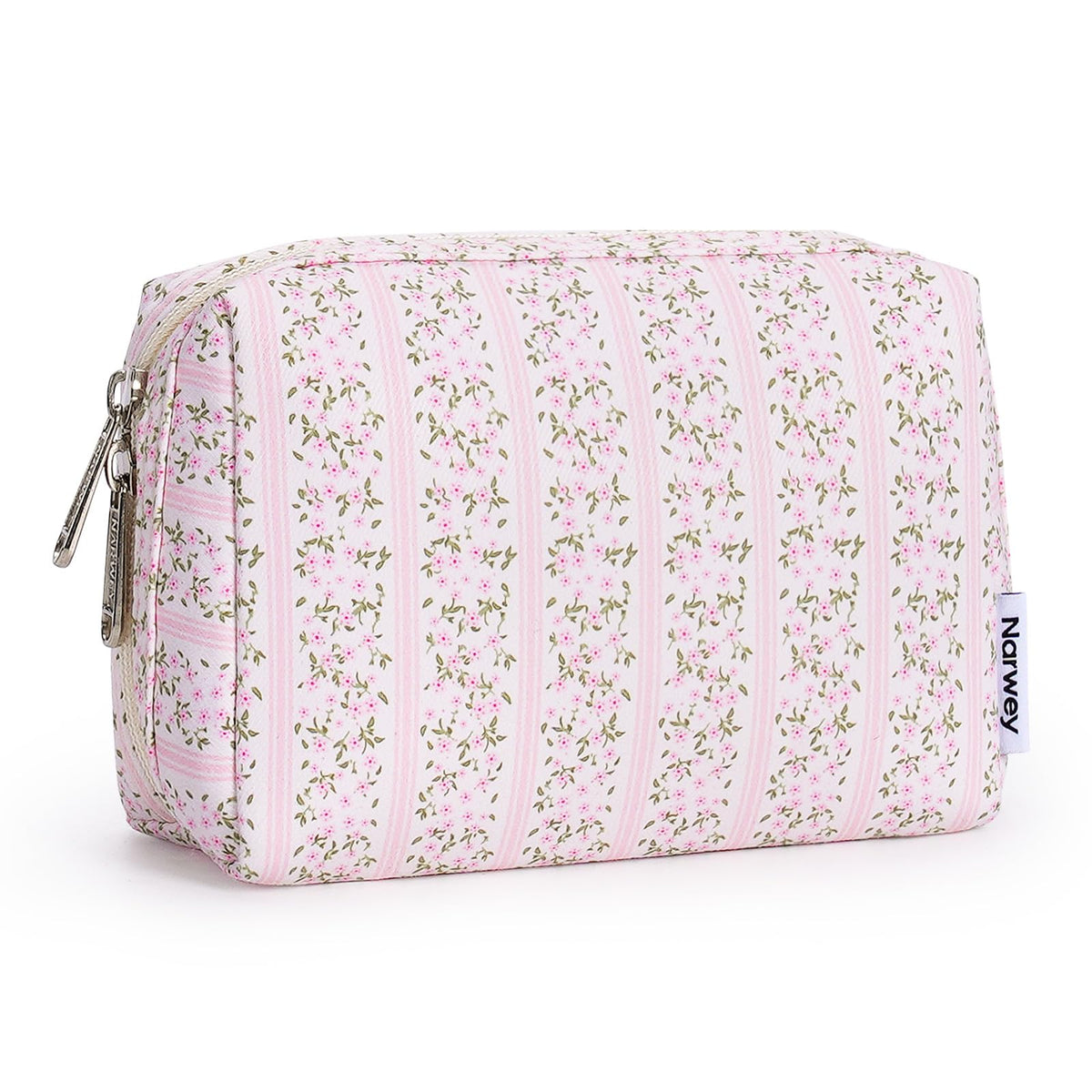 Narwey Makeup Bag Travel Toiletry Bag, Cosmetic Bag for Women Girls