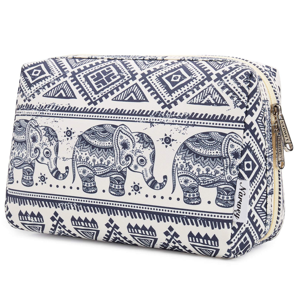 Narwey Makeup Bag Travel Toiletry Bag, Cosmetic Bag for Women Girls