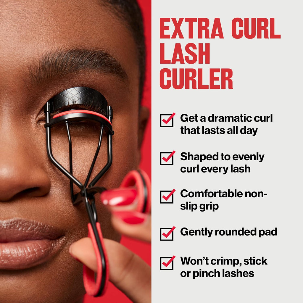 Revlon Extra Curl Eyelash Curler, Black, 1 Count