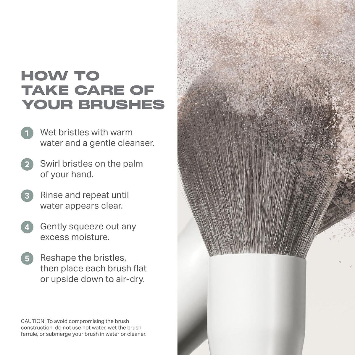 Morphe Portrait Mode 5 Piece Makeup Brush Set - Professional Makeup Brushes for Foundation, Concealer, Powder, Bronzer - Expertly Engineered Face Brush Kit for Smooth, Streak-Free Application (5 ct)
