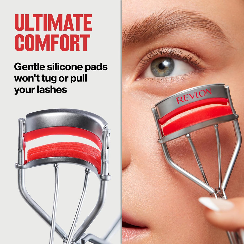 Revlon Triple-Stepped Eyelash Curler, Silver, 1 Count