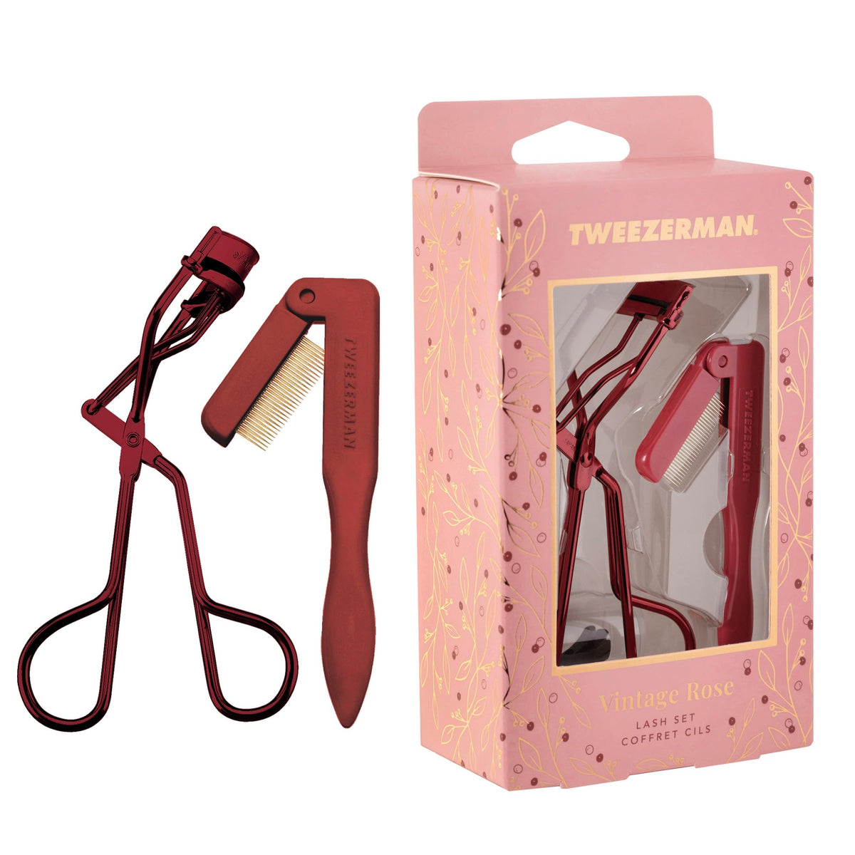 Tweezerman Classic Eyelash Curler for All Eye Shapes with Refill Pads
