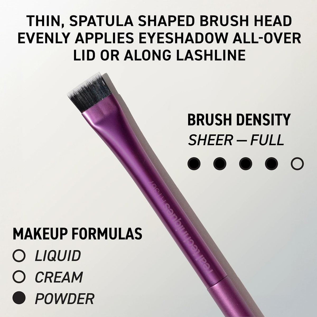 Real Techniques Big Blends Energy Brush + Dual-Sided Puff Kit, 6-Piece Set