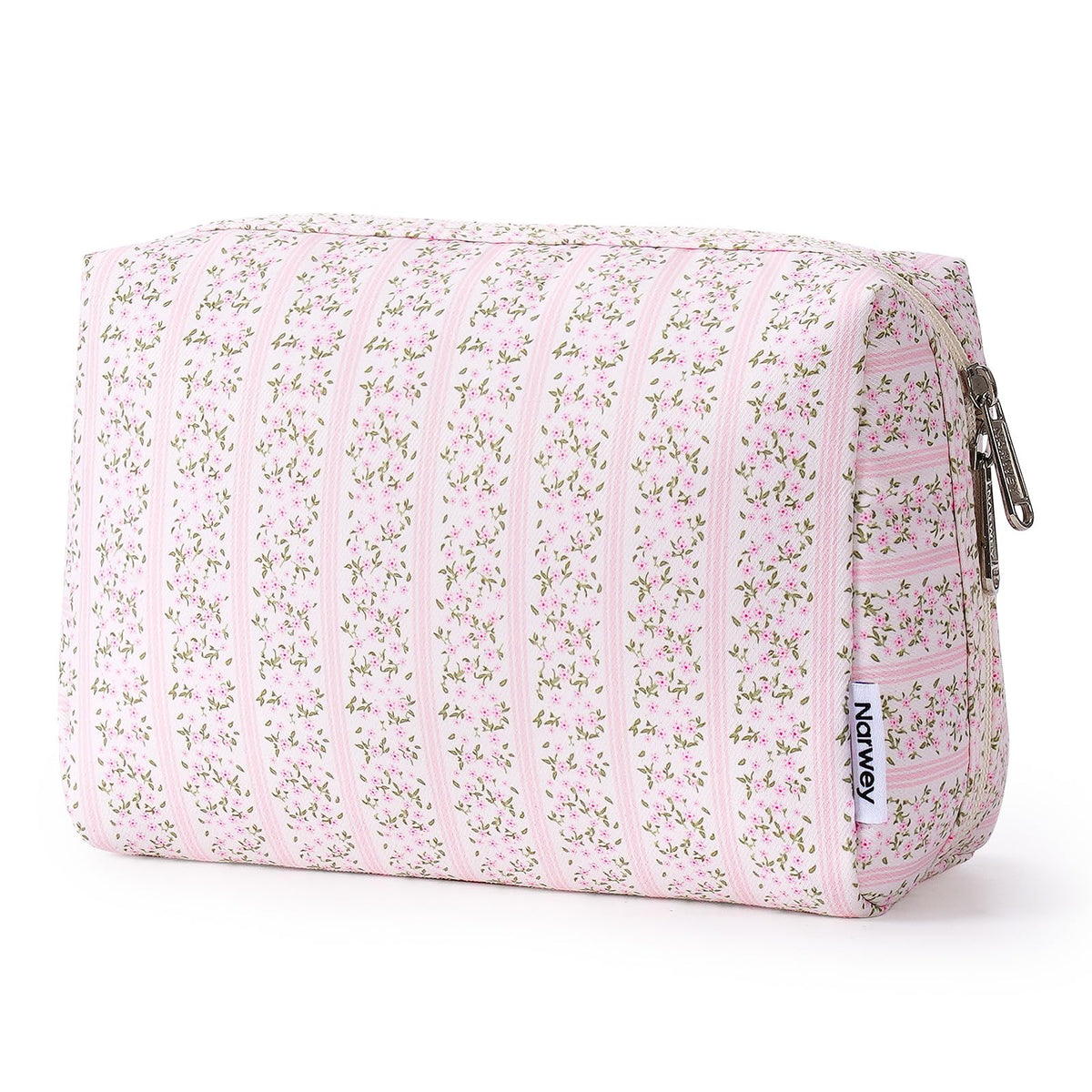 Narwey Makeup Bag Travel Toiletry Bag, Cosmetic Bag for Women Girls