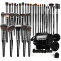 MAANGE Makeup Brushes 54 Pcs Makeup Tool Set, Multi-functional Makeup Kit Premium Synthetic Brush Make up Brushes Set for Women Girl (Black, 54 Pcs)