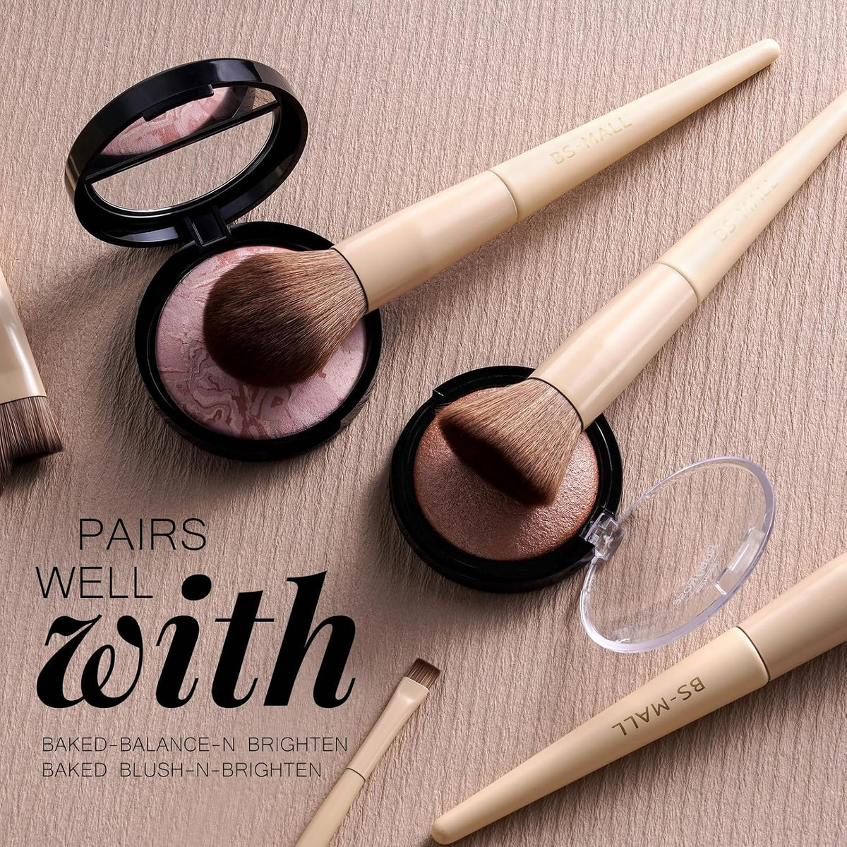 Professional Makeup Brush Set with Travel Case 18 Pcs for Makeup Artists