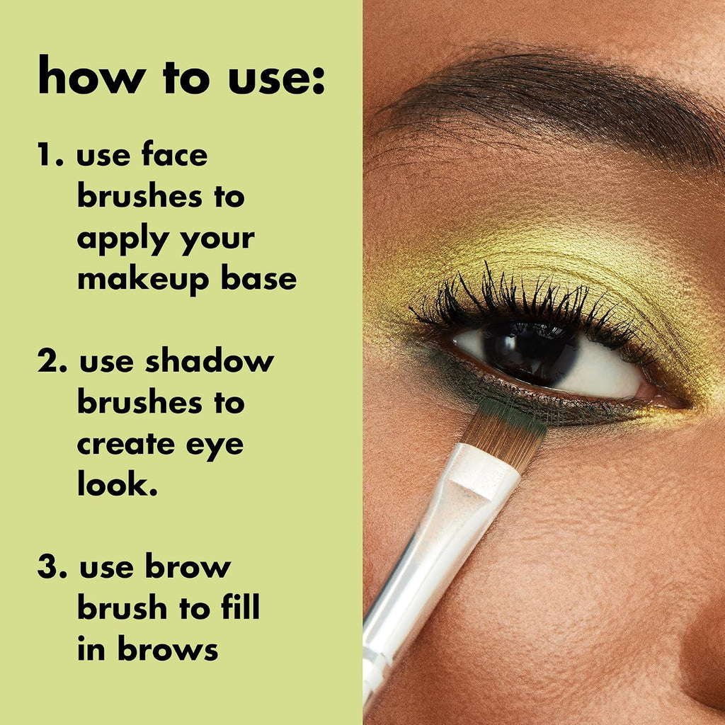 e.l.f. Professional Set of 12 Makeup Brushes, Pro-Worthy Makeup Brushes For A Flawless Full-Face Application, Vegan & Cruelty-Free