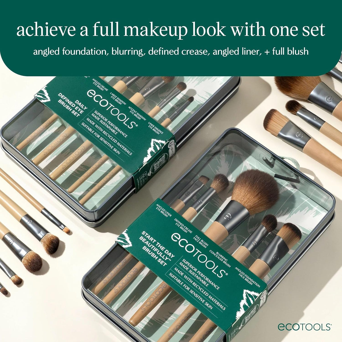 EcoTools 6 Piece Start the Day Beautifully Makeup Brush Set